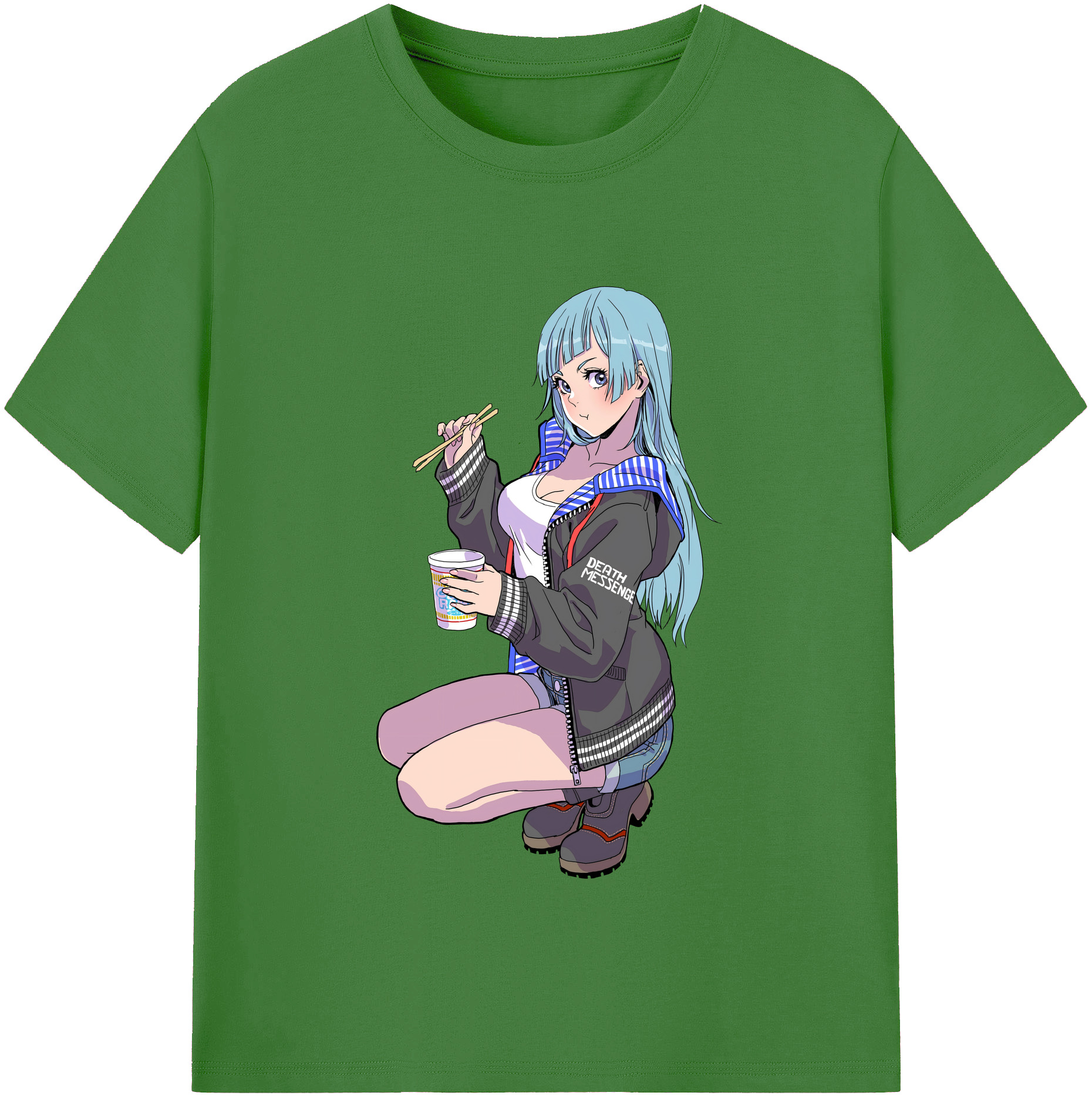 （画像用） 呪術廻戦 Jujutsu Kaisen レディースカジュアルプリントTシャツ（綿100％）